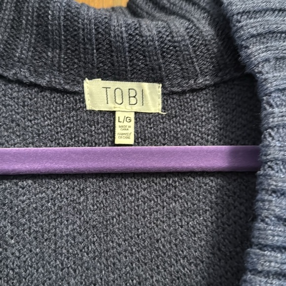 TOBI Navy Sweater Dress - Picture 2 of 12